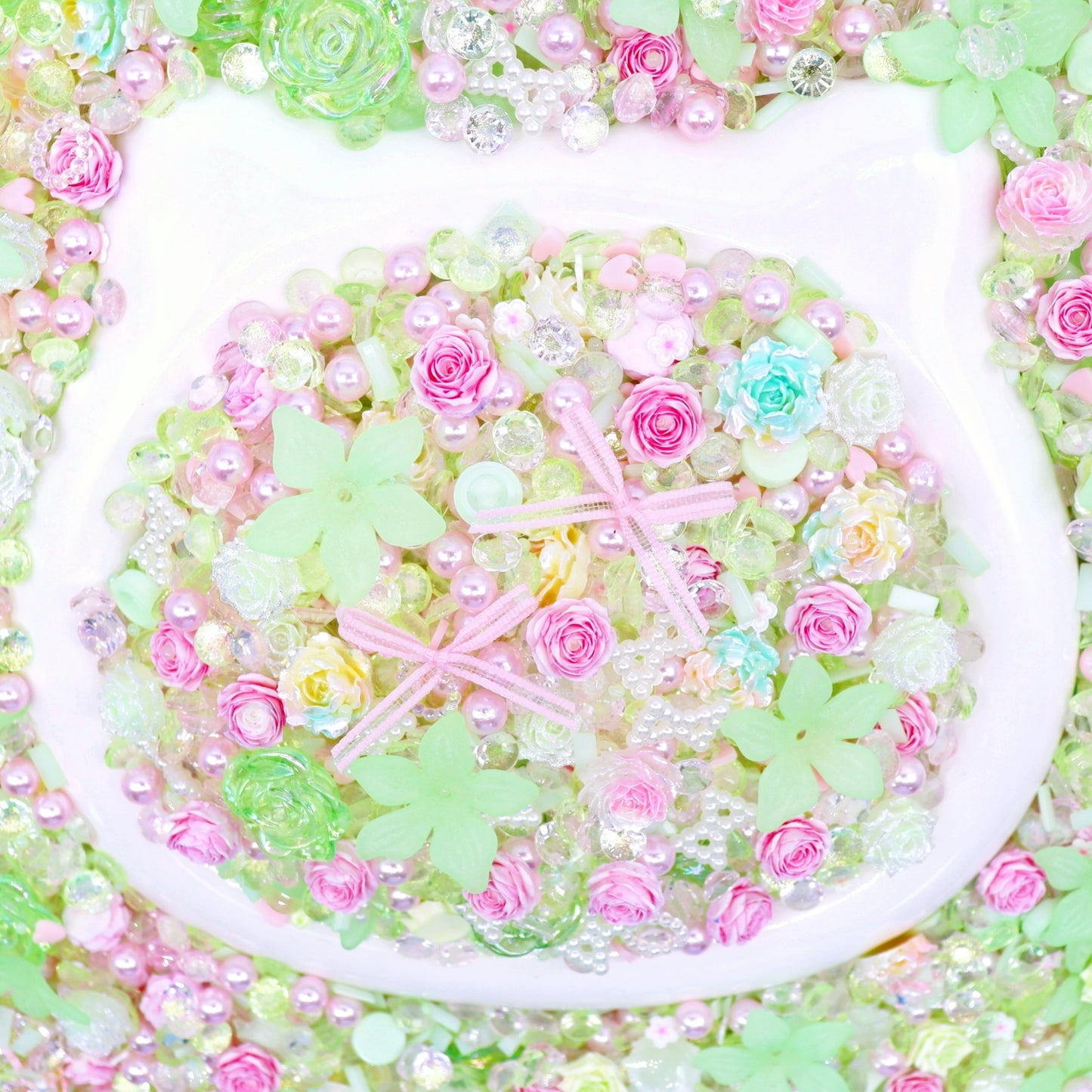 「特別プリセット」 春野雰囲気 可愛いパーツミックス(デコ用・レジン)ー Riko