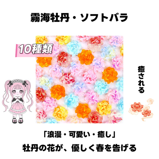 [開封]NEW.霧海牡丹・ソフトバラ（レジン）<ブライドボックス>-Riko