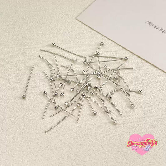 「直接梱包」Riko-丸いピン0.6*20mm アクセサリー素材